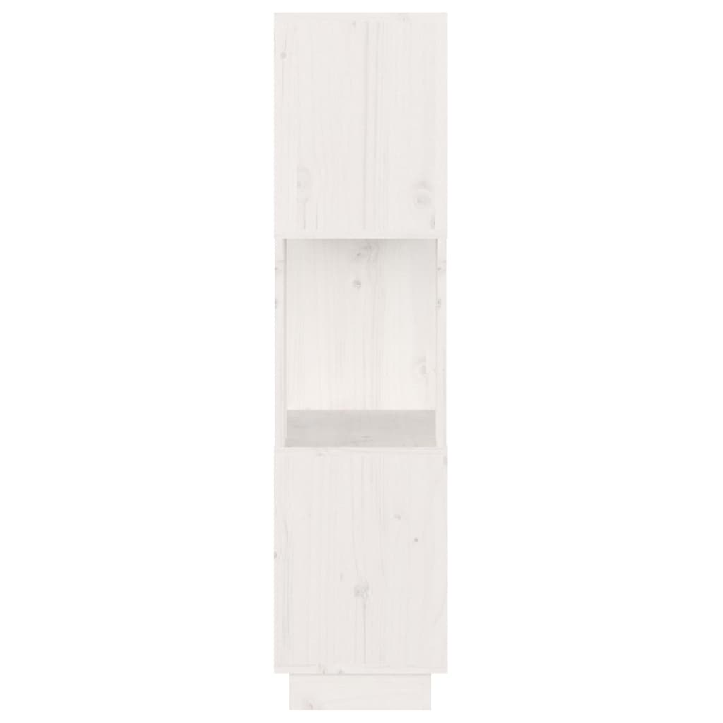 vidaXL Estante/divisória 51x25x101 cm pinho maciço branco