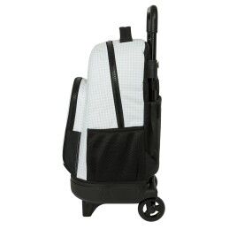 Real Madrid C.F.|Mochila Escolar com Rodas Real Madrid C.F. 24/25 Branco Cinzento 33 x 45 x 22 cm