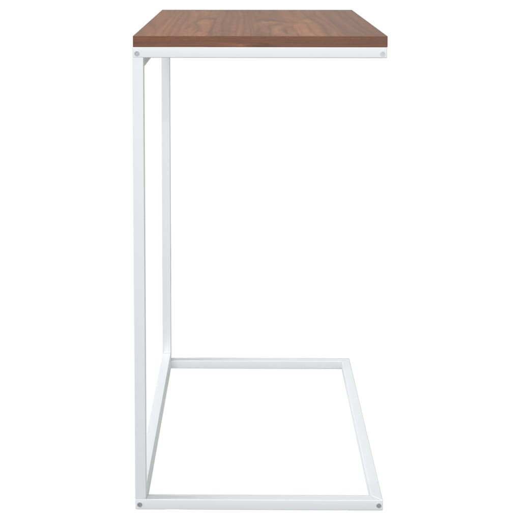 vidaXL Mesa de apoio 55x35x66 cm derivados de madeira branco