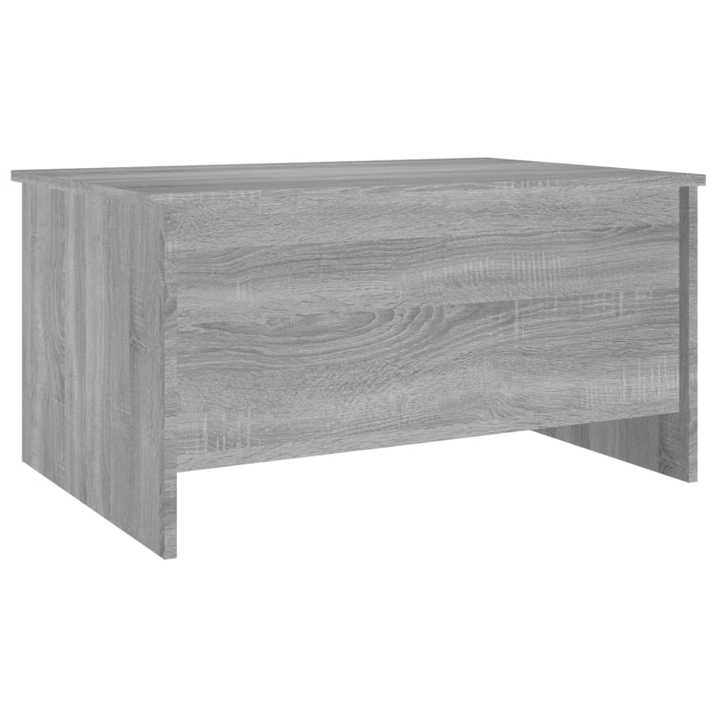 vidaXL Mesa de centro 80x55,5x41,5cm derivados de madeira sonoma cinza