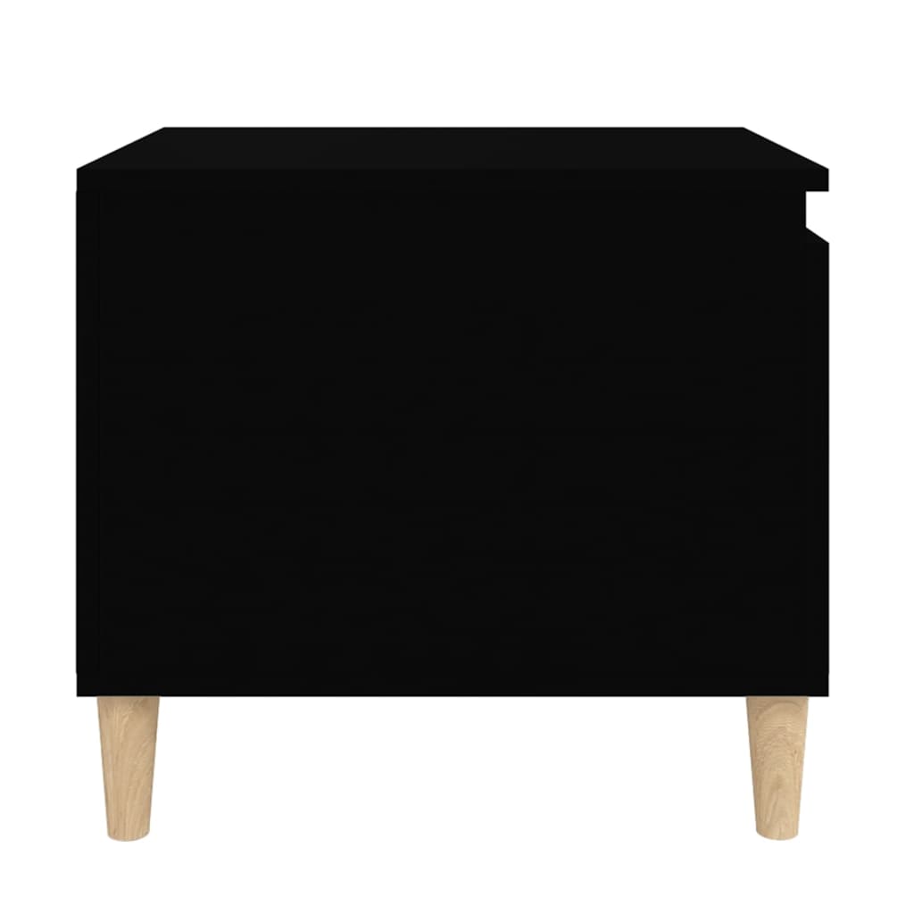 vidaXL Mesa de centro 100x50x45 cm derivados de madeira preto