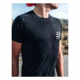 Compressport|Camisola de Manga Curta Homem Compressport Performance Preto