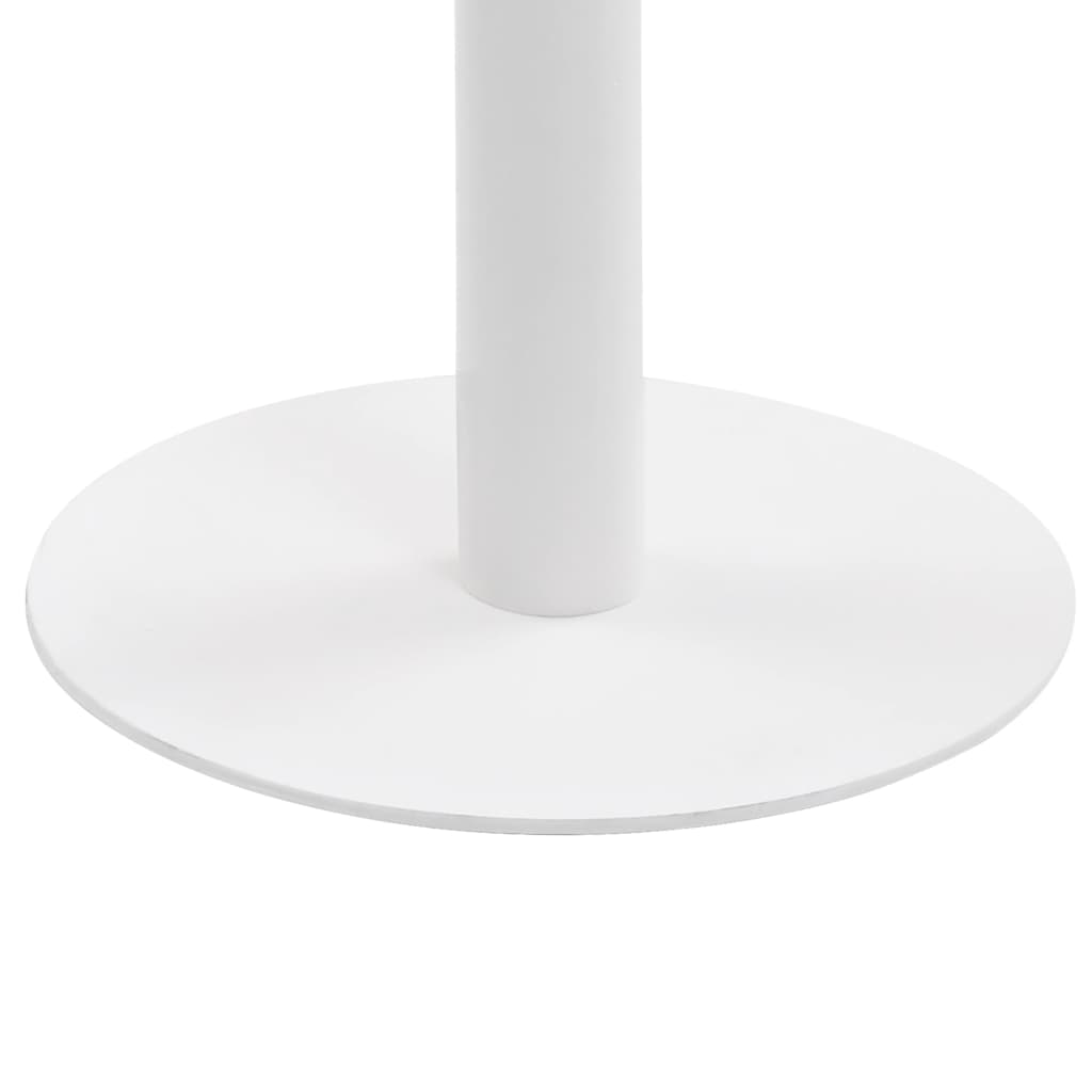 vidaXL Mesa bistrô 80 cm MDF castanho-claro