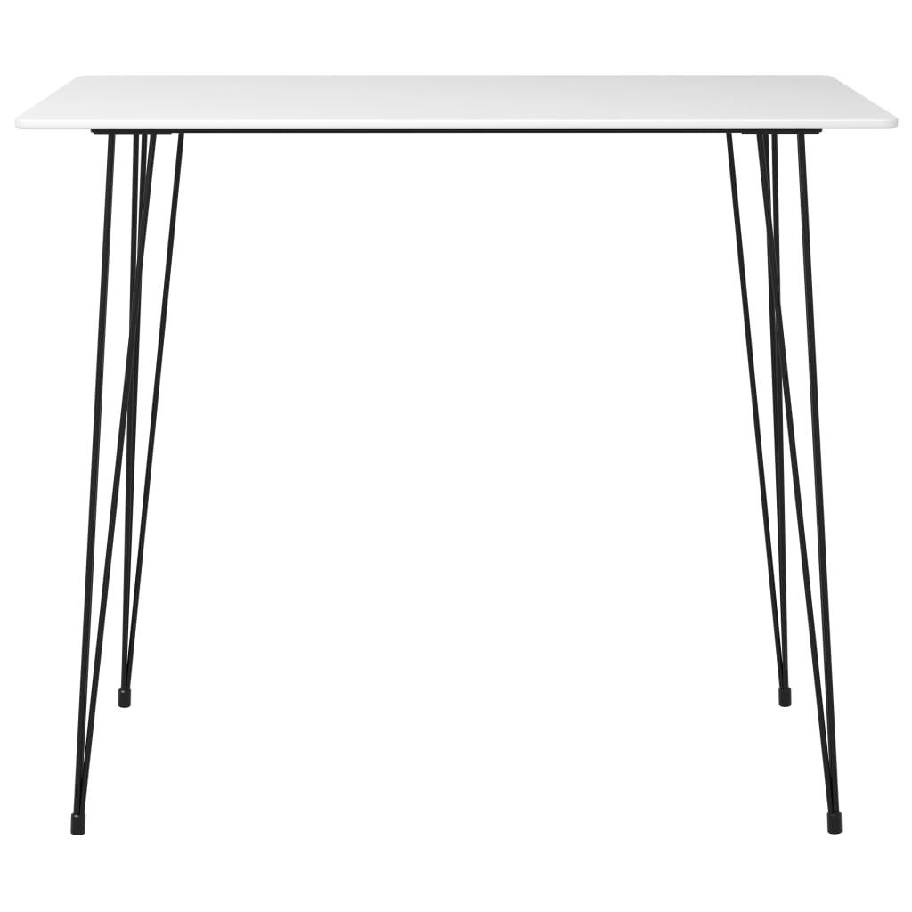 vidaXL Mesa de bar 120x60x105 cm branco