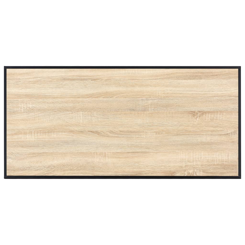 vidaXL Mesa de jantar 120x60x75 cm MDF cor carvalho