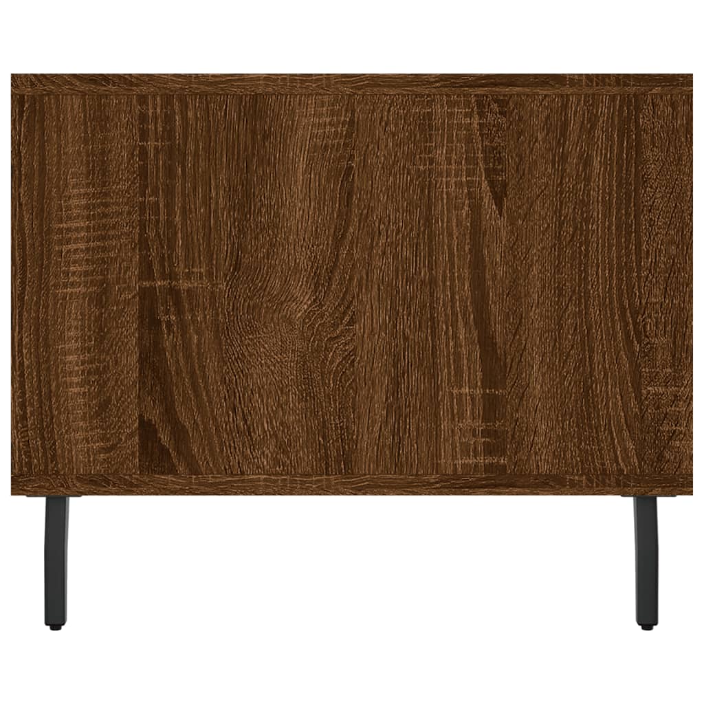 vidaXL Mesa de centro 102x50x40 cm derivados madeira carvalho castanho