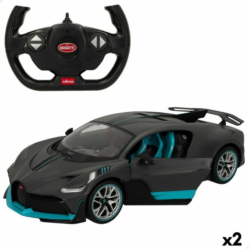 Bugatti|Carro Rádio Controlo Bugatti Divo 1:14 Cinzento escuro (2 Unidades) Bugatti|Carro Rádio Controlo Bugatti Divo 1:14 Cinzento escuro (2 Unidades)