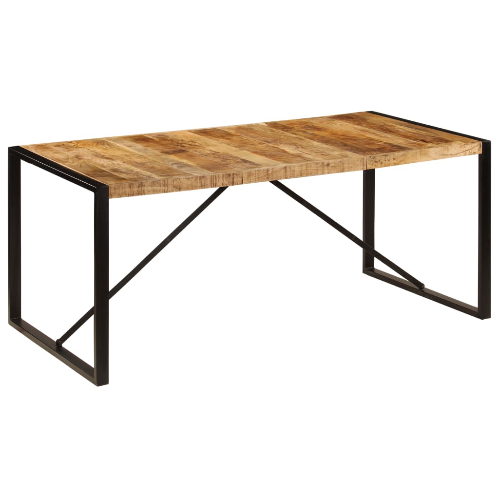 vidaXL Mesa de jantar 180x90x75 cm madeira de magueira maciça