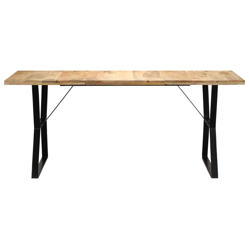 vidaXL Mesa de jantar 180x90x76 cm madeira de mangueira maciça