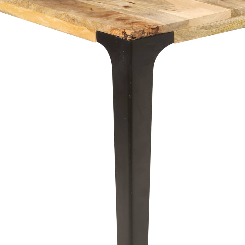 vidaXL Mesa de jantar 180x90x76 cm madeira de mangueira maciça