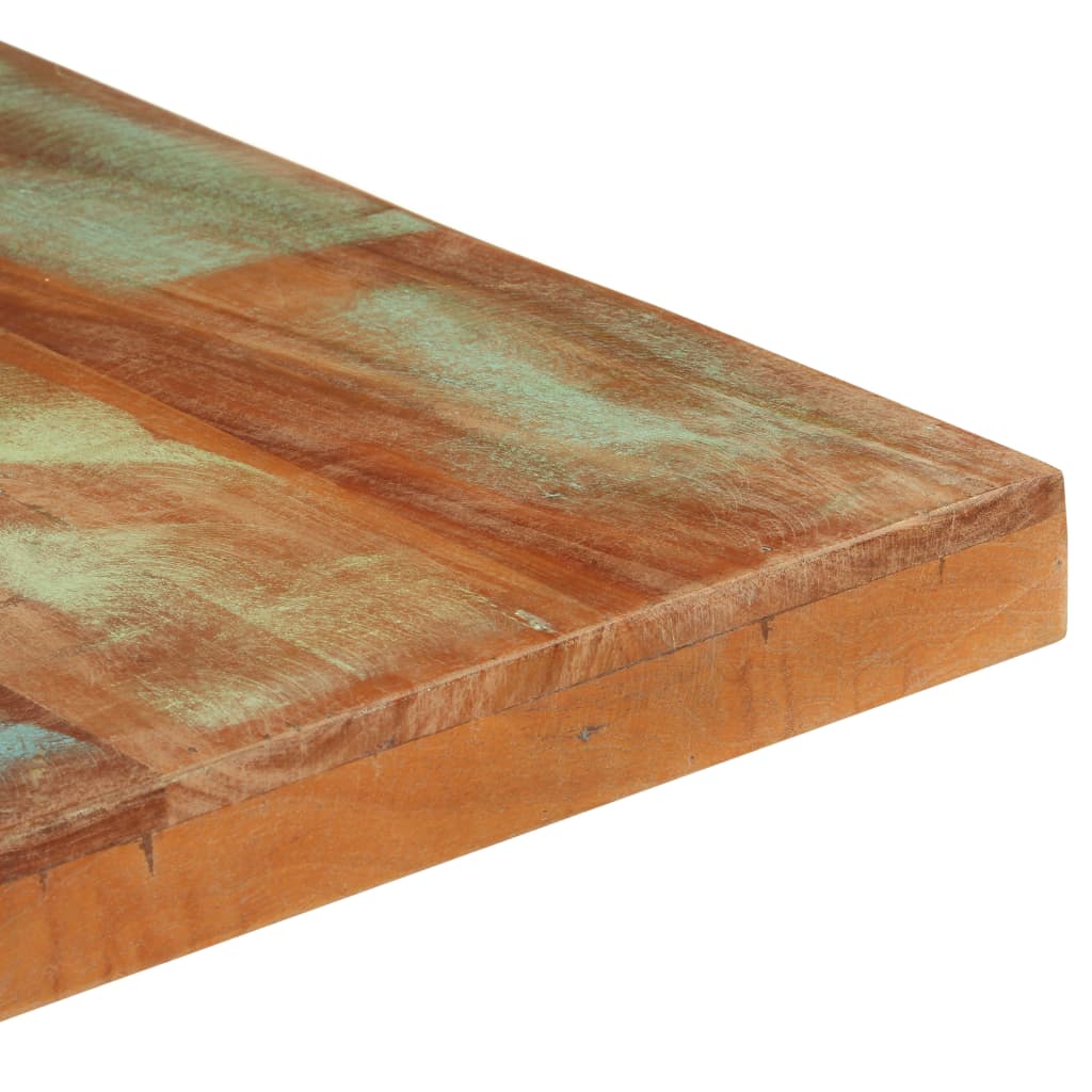 vidaXL Mesa de jantar 160x80x76 cm madeira recuperada maciça