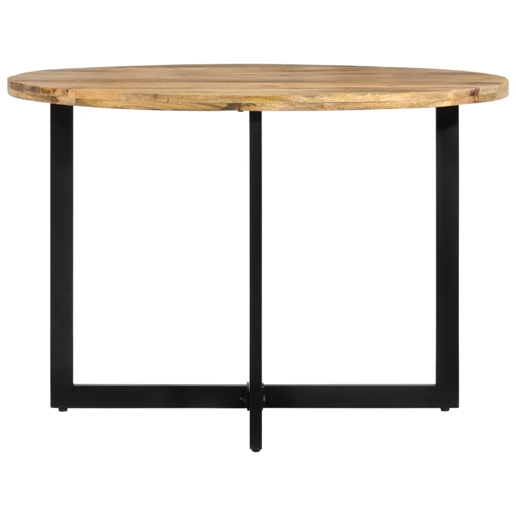 vidaXL Mesa de jantar 110x75 cm madeira de mangueira maciça