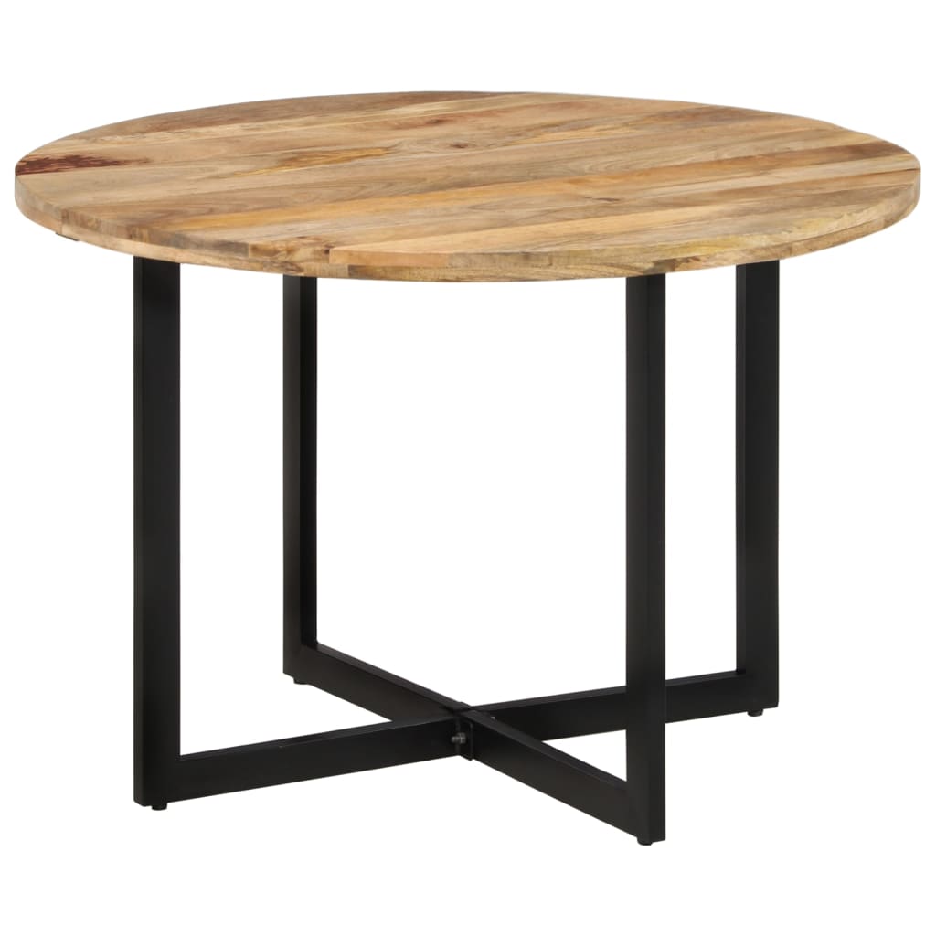 vidaXL Mesa de jantar 110x75 cm madeira de mangueira maciça