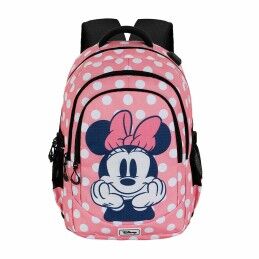 Minnie Mouse|Mochila Escolar Minnie Mouse Karactermania Cor de Rosa 34 x 21 x 46 cm