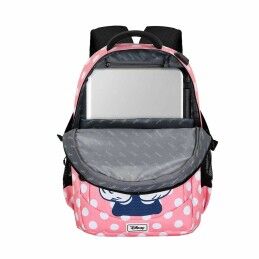 Minnie Mouse|Mochila Escolar Minnie Mouse Karactermania Cor de Rosa 34 x 21 x 46 cm