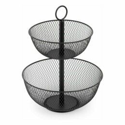 Confortime|Fruteira Confortime Duplo Metal 31 x 31 x 41 cm (4 Unidades)