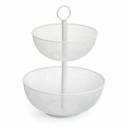 Confortime|Fruteira Confortime Duplo Metal 31 x 31 x 41 cm (4 Unidades)