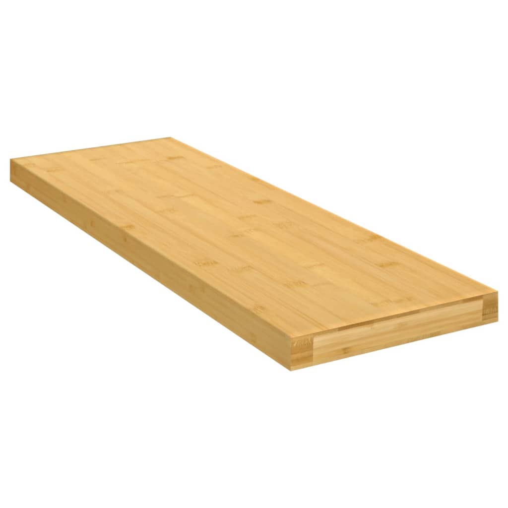 vidaXL Prateleira de parede 60x20x2,5 cm bambu