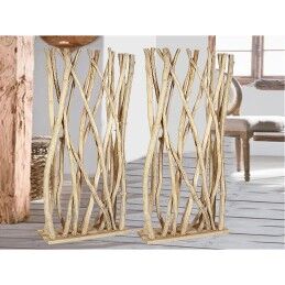 Romimex|Separador Romimex Natural Teca 60 x 180 x 15 cm