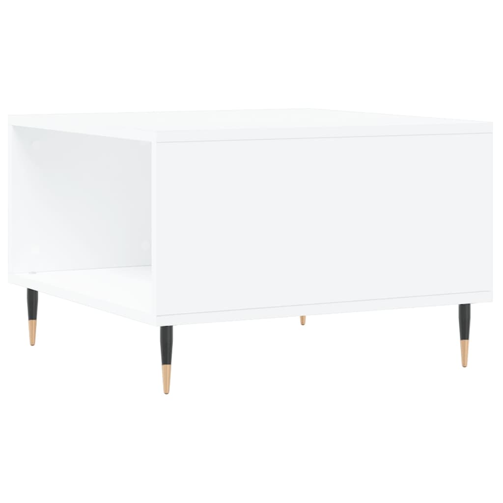 vidaXL Mesa de centro 55x55x36,5 cm derivados de madeira branco