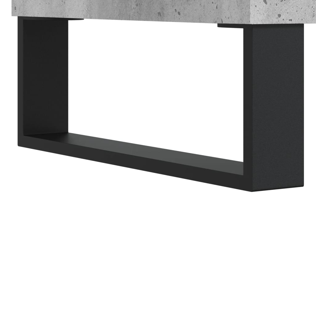 vidaXL Mesa de centro 90x50x36,5 cm derivados madeira cinzento sonoma