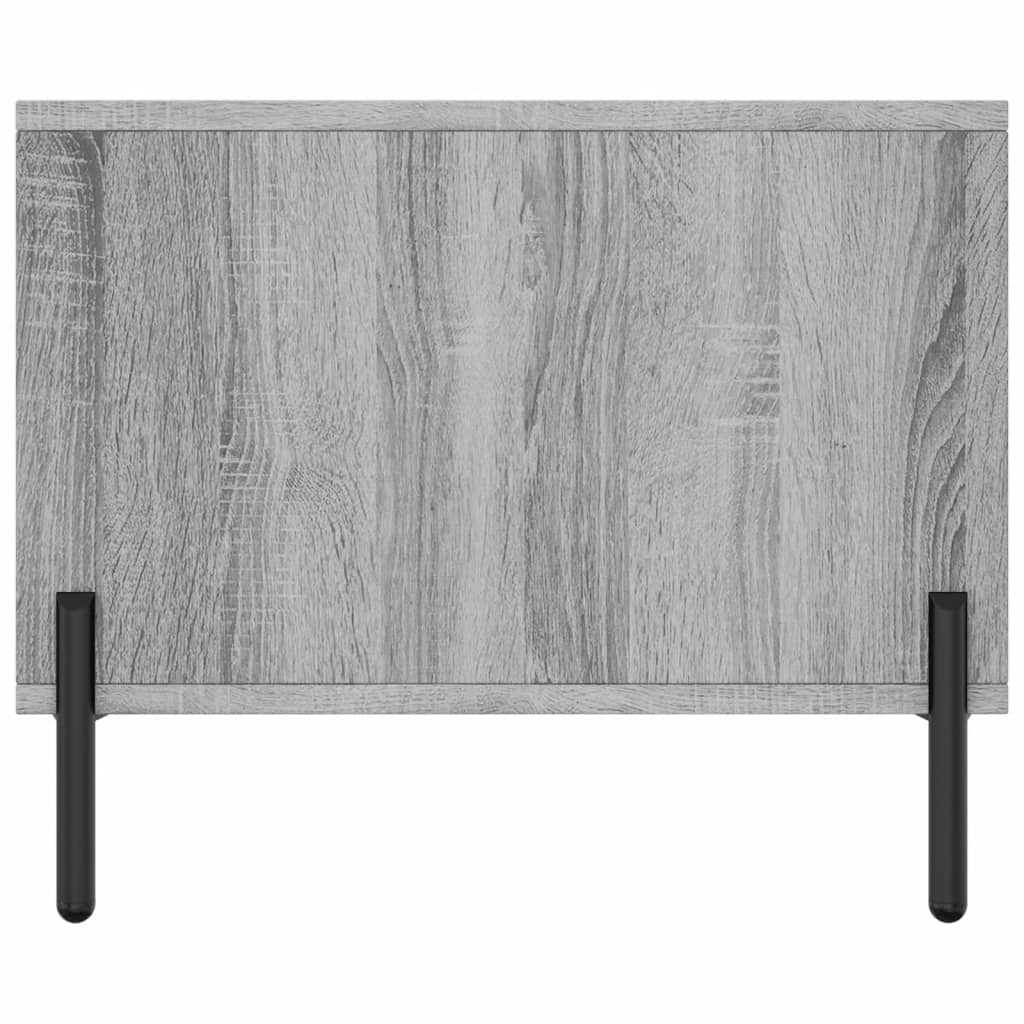 vidaXL Mesa de centro 90x50x40 cm derivados de madeira cinzento sonoma