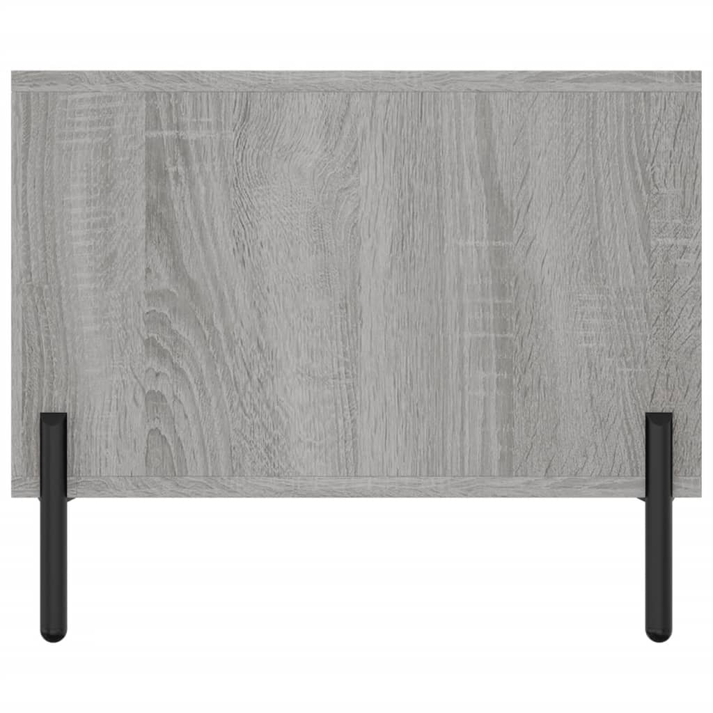 vidaXL Mesa de centro 102x50x40cm derivados de madeira cinzento sonoma