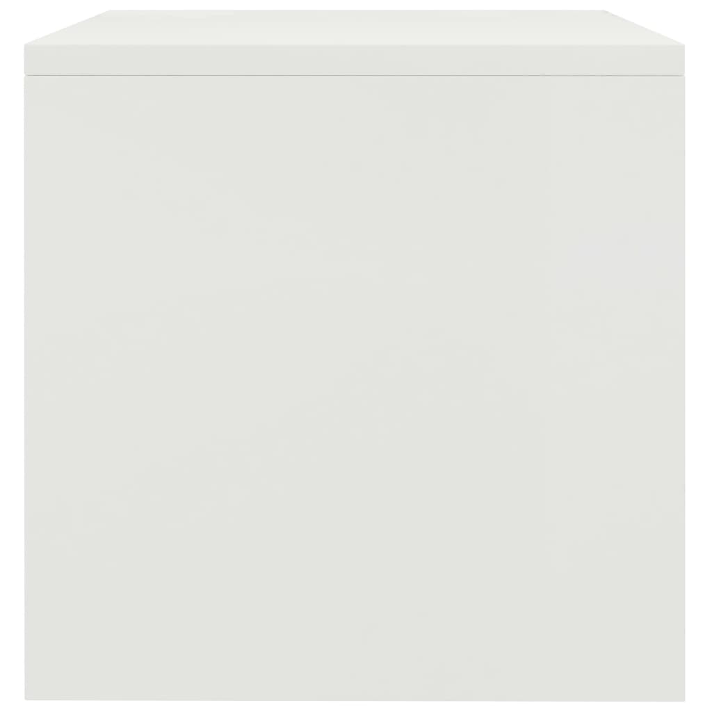 vidaXL Mesas-de-cabeceira 2 pcs 40x30x30 cm contraplacado branco