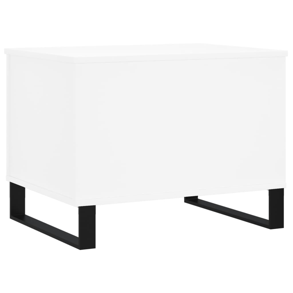 vidaXL Mesa de centro 60x44,5x45 cm derivados de madeira branco