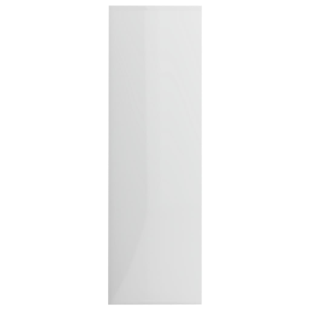 vidaXL Estante 98x29x97,5cm derivados madeira branco brilhante