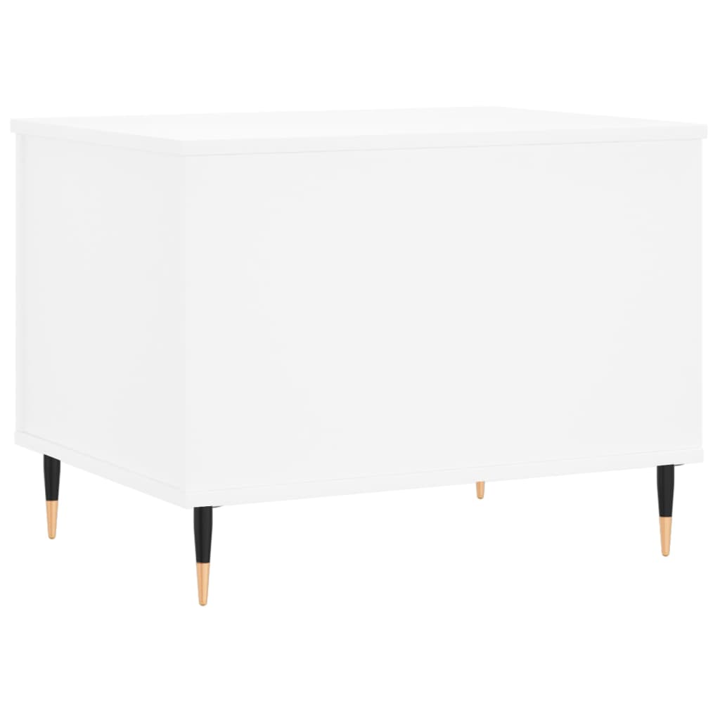 vidaXL Mesa de centro 60x44,5x45 cm derivados de madeira branco