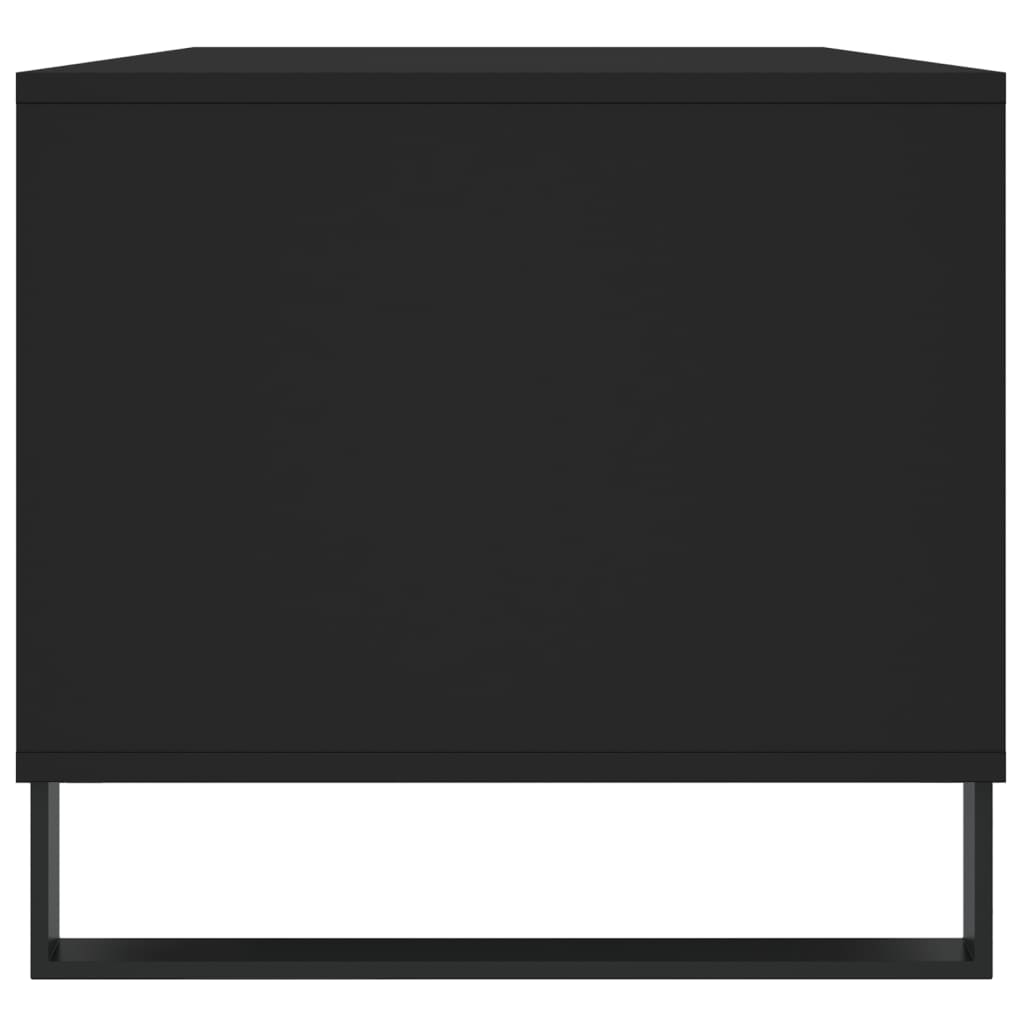 vidaXL Mesa de centro 90x49x45 cm derivados de madeira preto