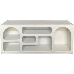 DKD Home Decor|Mesa de apoio DKD Home Decor 81 x 81 x 81,5 cm Metal Branco