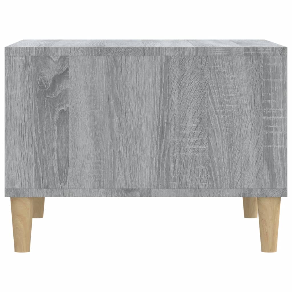 vidaXL Mesa de centro 60x50x36,5 cm derivados de madeira cinza sonoma