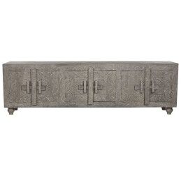 Home ESPRIT|Móvel de TV Home ESPRIT Marrom claro 200 x 40 x 61 cm