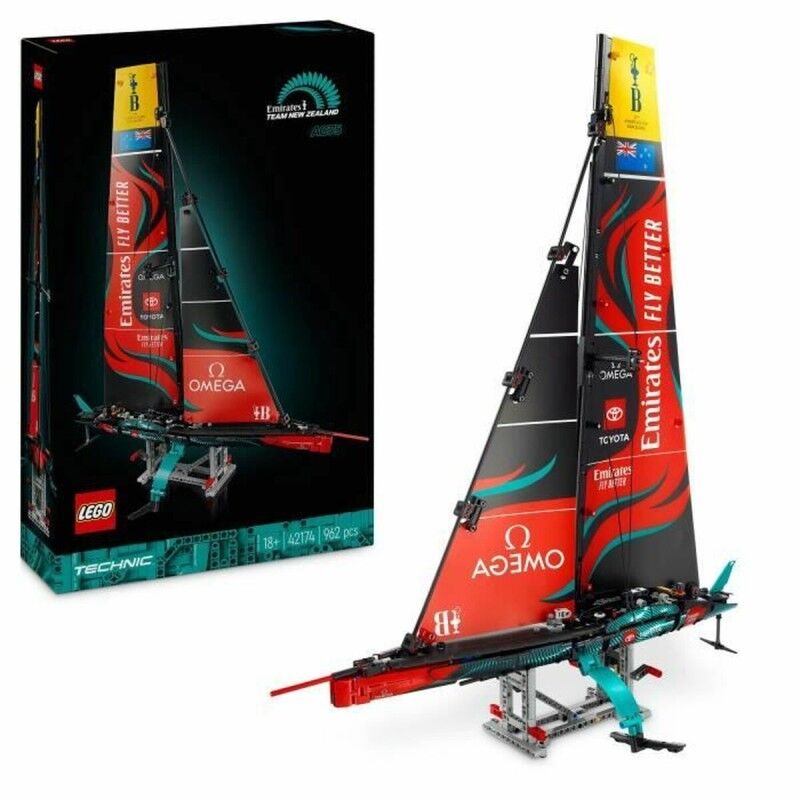 Lego|Jogo de Construção Lego 42174 Yacht Emirates Team New Zealand AC75 Multicolor Lego|Jogo de Construção Lego 42174 Yacht Emirates Team New Zealand AC75 Multicolor