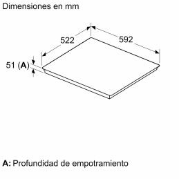 BOSCH|Placa de Indução BOSCH PVJ631HC1E 59,2 cm 7400 W