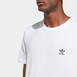 Camisola de Manga Curta Homem Adidas ESSENTIAL TEE IA4872 Branco