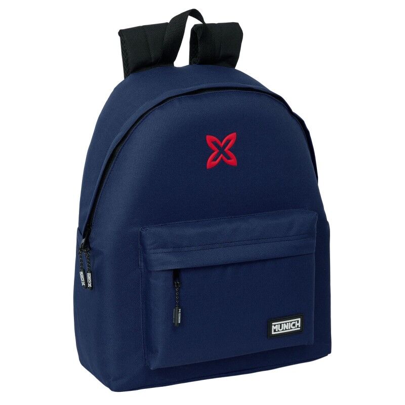 Munich|Mochila Escolar Munich Basics Azul Marinho 33 x 42 x 15 cm Munich|Mochila Escolar Munich Basics Azul Marinho 33 x 42 x 15 cm