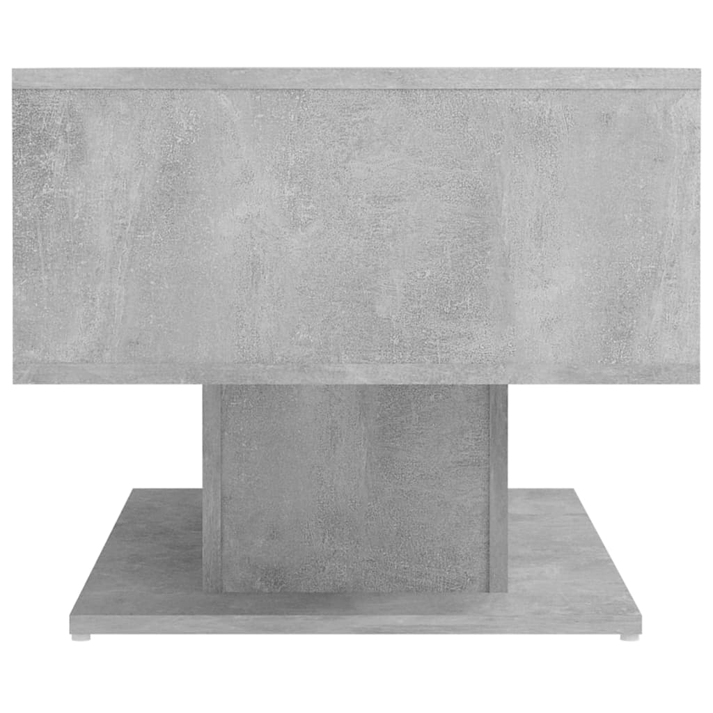 vidaXL Mesa de centro 103,5x50x44,5 cm contraplacado cinzento cimento