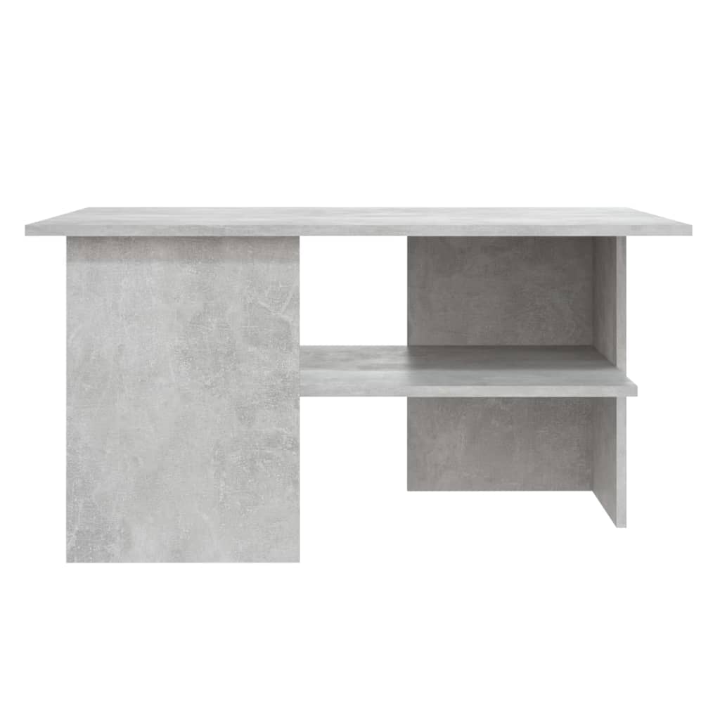 vidaXL Mesa de centro 90x60x46,5 cm contraplacado cinzento cimento