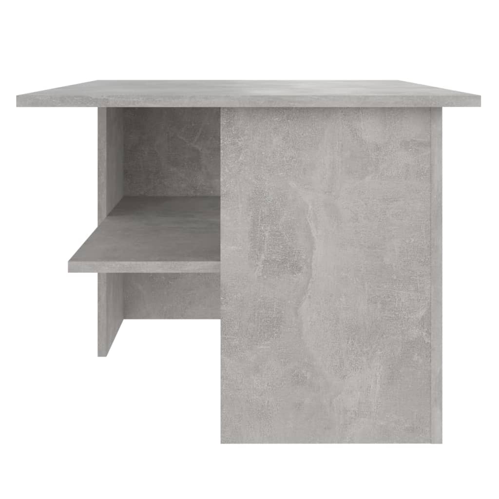 vidaXL Mesa de centro 90x60x46,5 cm contraplacado cinzento cimento