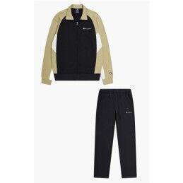 Champion|Fato de Treino para Adultos Champion Champion Full Zip Suit Preto Vermelho Homem