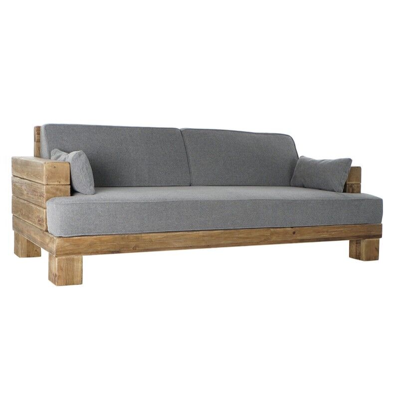 DKD Home Decor|Sofá DKD Home Decor Cinzento Natural Alpino 224 x 95 x 82 cm DKD Home Decor|Sofá DKD Home Decor Cinzento Natural Alpino 224 x 95 x 82 cm