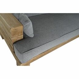 DKD Home Decor|Sofá DKD Home Decor Cinzento Natural Alpino 224 x 95 x 82 cm