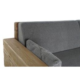 DKD Home Decor|Sofá DKD Home Decor Cinzento Natural Alpino 224 x 95 x 82 cm