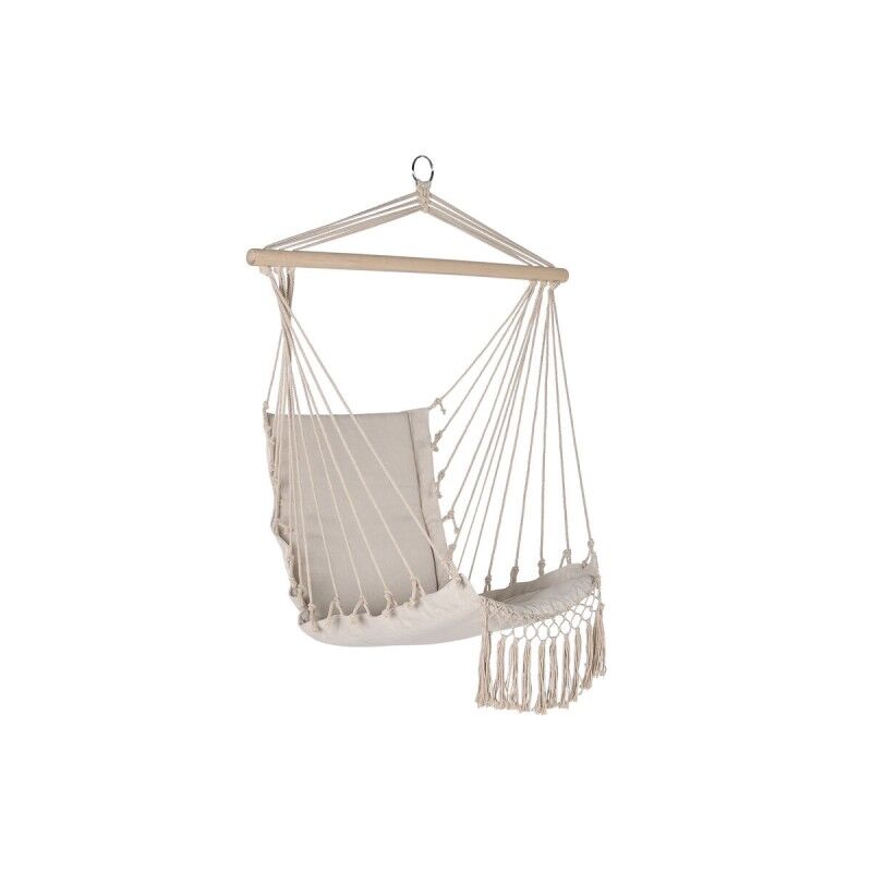 Home ESPRIT|Tuinstoel Home ESPRIT Branco Natural Algodão Madeira 90 x 50 x 130 cm Home ESPRIT|Tuinstoel Home ESPRIT Branco Natural Algodão Madeira 90 x 50 x 130 cm