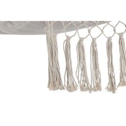 Home ESPRIT|Tuinstoel Home ESPRIT Branco Natural Algodão Madeira 90 x 50 x 130 cm
