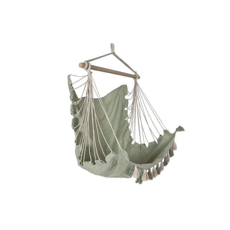Home ESPRIT|Tuinstoel Home ESPRIT Verde Algodão Madeira 100 x 50 x 135 cm Home ESPRIT|Tuinstoel Home ESPRIT Verde Algodão Madeira 100 x 50 x 135 cm