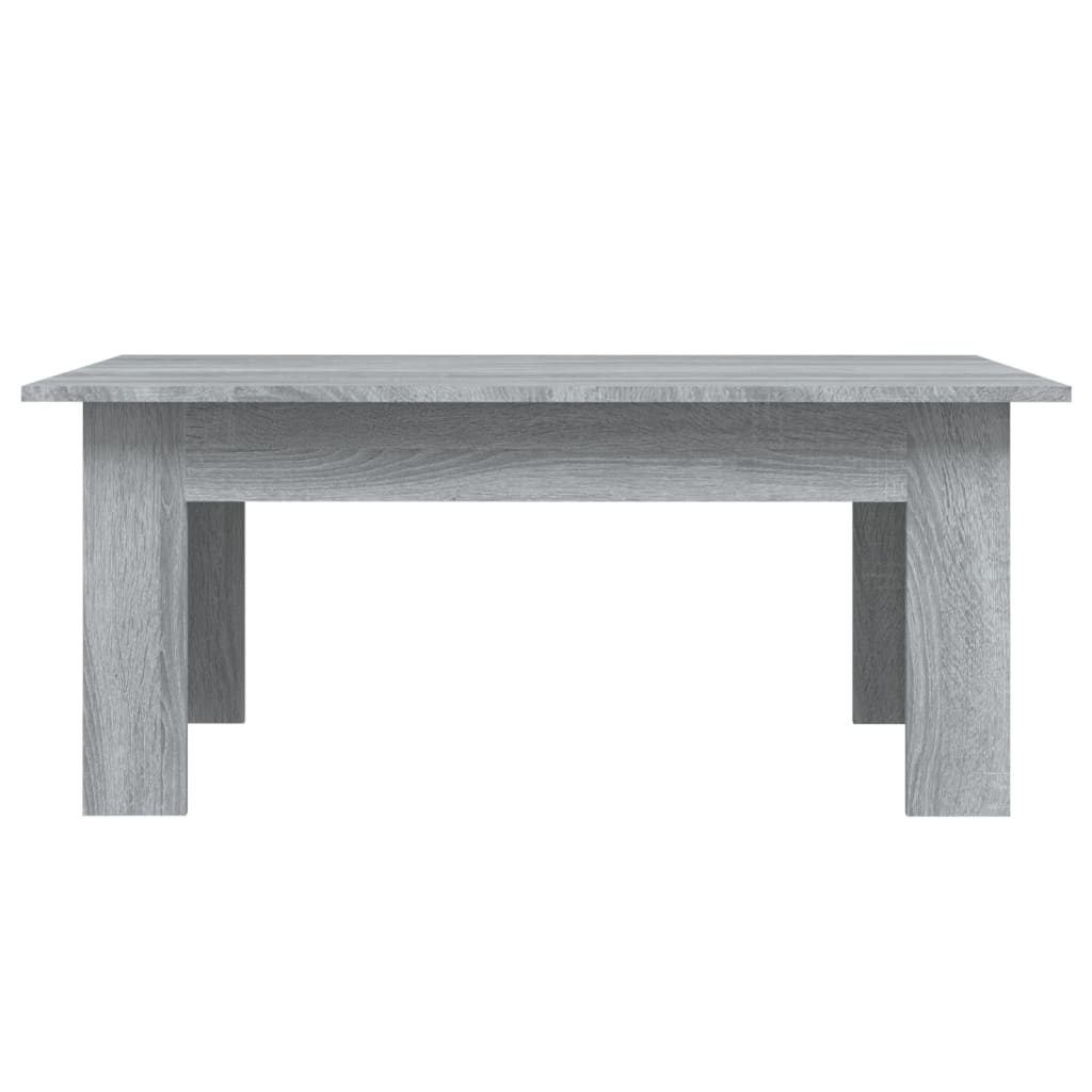 vidaXL Mesa de centro 100x60x42cm derivados de madeira cinzento sonoma